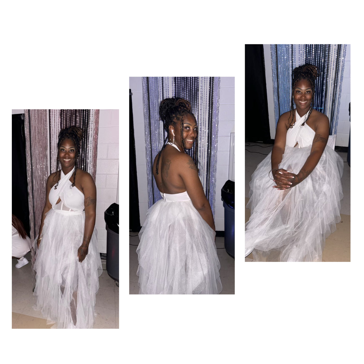 Helen Nights Dress - White