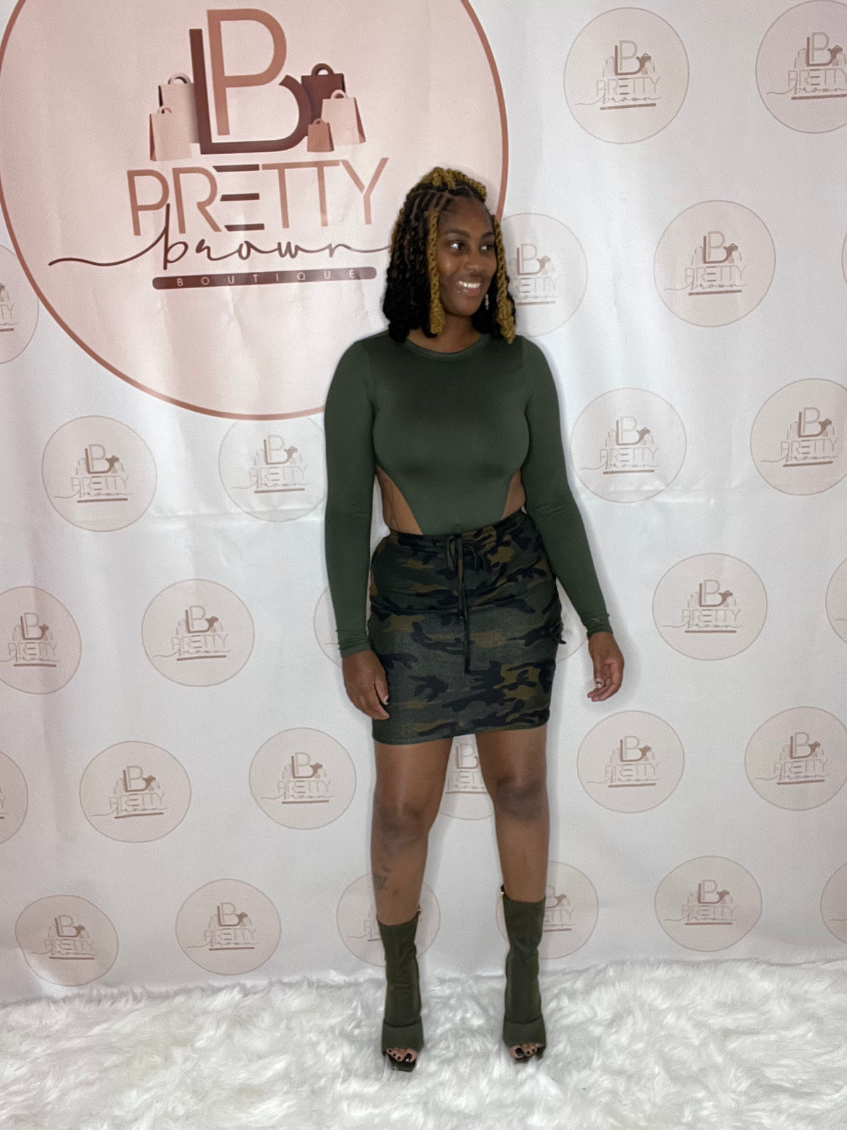 This two-piece set features a stretchy bodysuit with a round neckline, long sleeves, and high cut that’s flattering and comfy. Paired with a high-waisted skirt for that perfect, effortless look.

Stretch bodysuit
Round neckline & long sleeves
High cut with snap crotch closure
High-waisted skirt
96% Polyester, 4% Spandex