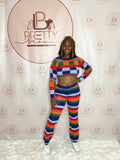 The Oh So Knit Pant Set is the perfect blend of comfort and style! Featuring a crop top with a round neckline and long sleeves, paired with high-waisted pants that hug your curves.

Knit fabric, no closure
High-waisted pants with elastic waistband
95% polyester, 5% spandex
Casual, cute, and ready for any occasion!