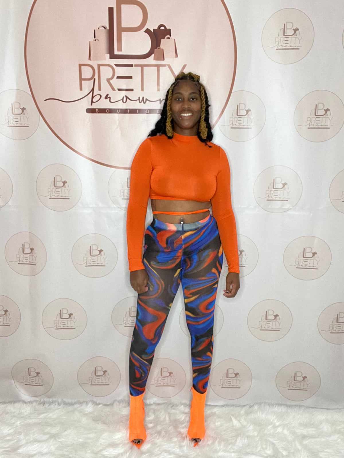 Orange 2 Pc Set