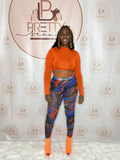 Orange 2 Pc Set
