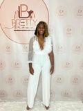 This Classic Woman Jumpsuit is all about elegance! The top features a sheer mesh design with fluffy tulle detail, while the wide-leg pants keep it chic and flowy. Made from a polyester-cotton blend with minimal stretch, it’s perfect for an all-white occasion or a brunch date.

-Sheer mesh top with fluffy tulle detail
-Wide-leg pants
-Minimal stretch
-Perfect for brunch or an all-white event


Hurry, only Small and Medium left!